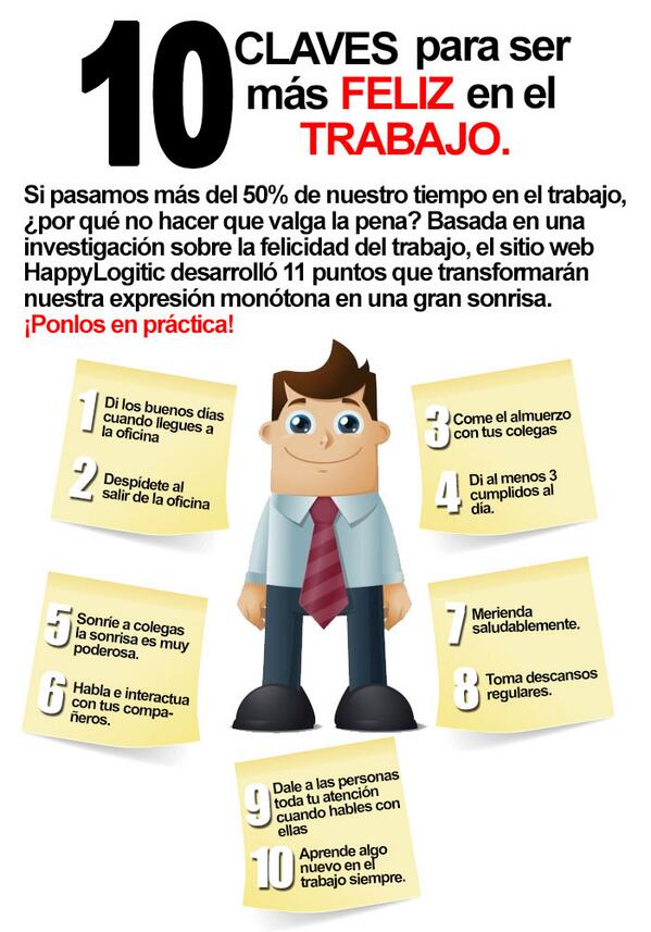 bigtontech's tweet photo. Si pasa más del 50% de su tiempo en el trabajo...¿porqué no hacer que valga la pena?¡Conózca 10 claves para lograrlo! http://t.co/VC1r0GJ7r1