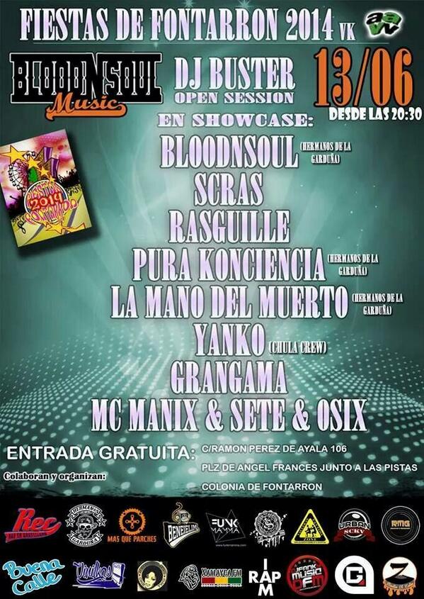 hgposse's tweet photo. Este viernes pasad del mundial y acudir todos a las fiestas de Fontarron en VALLEKAS con un montón de artistas como.. http://t.co/chJp0qVWap