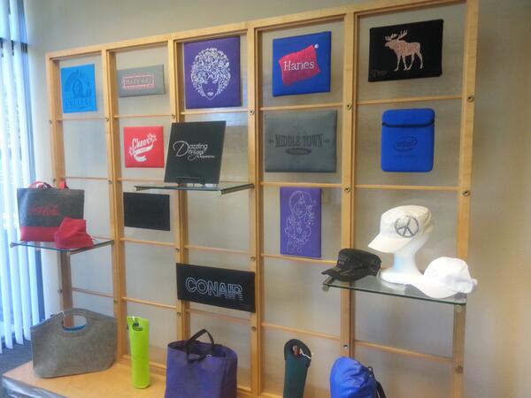 DDApparelinc's tweet image. There's a new display of samples in the lobby!  #dazzlingdesigns #ddainc #designsamples
