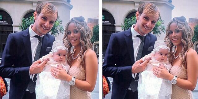 Fcbarcelona Wags Ivan Rakitic And Raquel Mauri Married In April 13 With Their Daughter Althea Http T Co Jlb1egqu6m Twitter