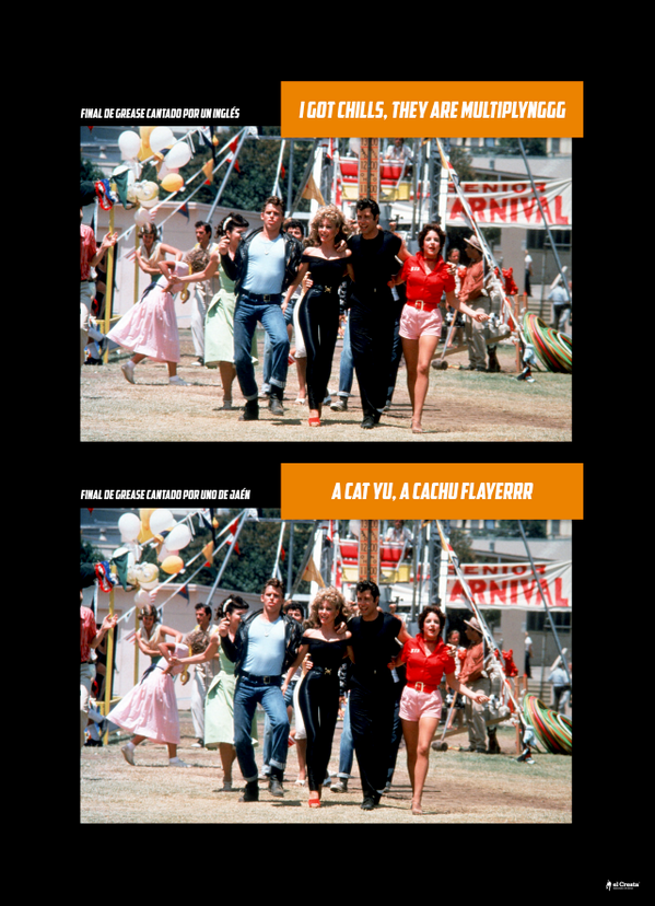 elCreata's tweet photo. Quién no ha cantao alguna vez la canción de #Grease como en la foto de abajo? http://t.co/KJyC0RchGG