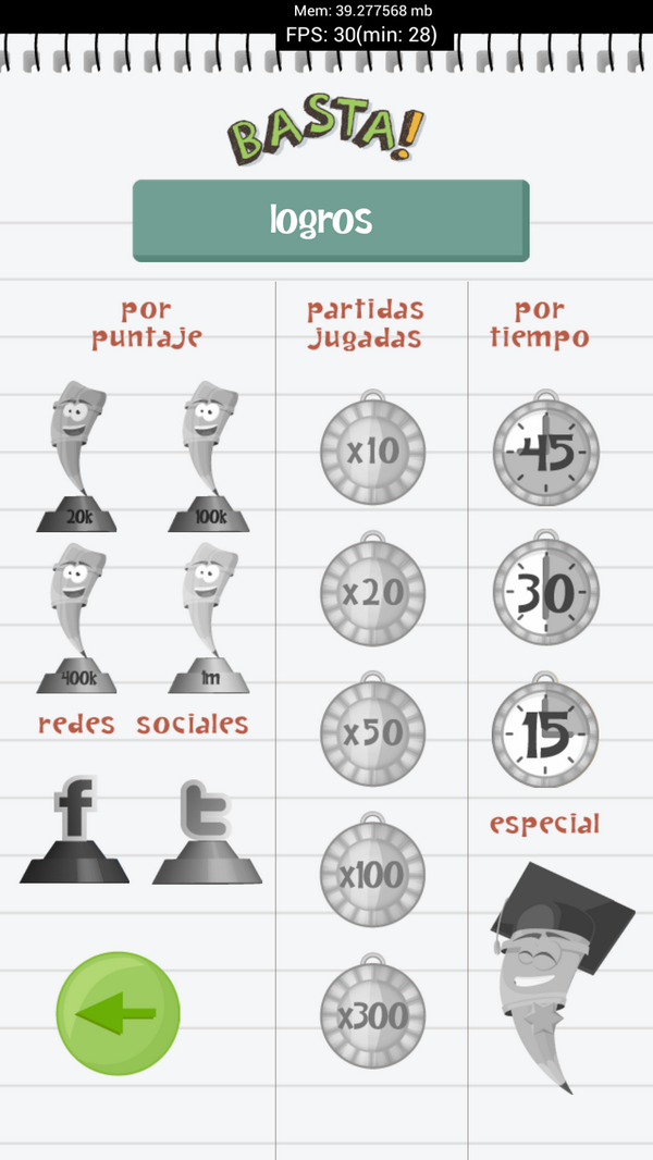BastaGame's tweet photo. Recuerda que puedes obtener los logros de "redes sociales" si compartes tus puntajes a través de Facebook o Twitter. http://t.co/oXGti583U3