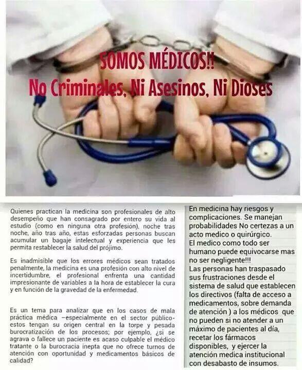 infantesoyer's tweet photo. #YoSoy17  Basta de apatía del gremio médico! Somos Médicos No Criminales No Asesinos Ni Dioses !!! http://t.co/FvD17A3BxA
