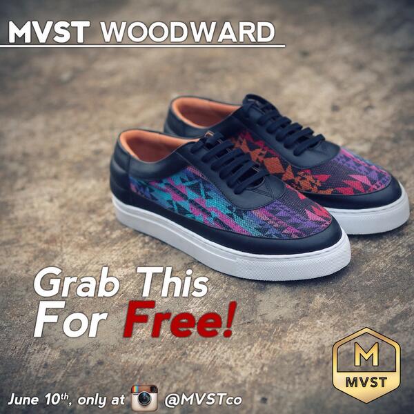 Jangan lupa MVSTbro..! Mulai hari ini ada kesempatan buat mendapatkan Sneakers MVST Woodward black GRATIS! :)