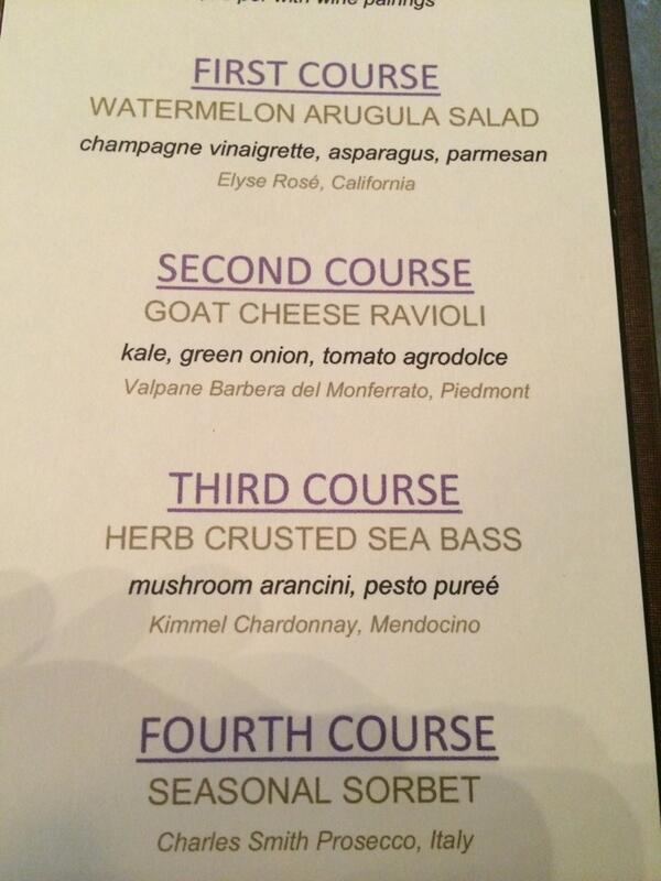 This weeks tasting menu features Herb Crusted Sea Bass over Arancini w/ Pesto Purée. #Tulsa #foodie #tulsafoodie #yum