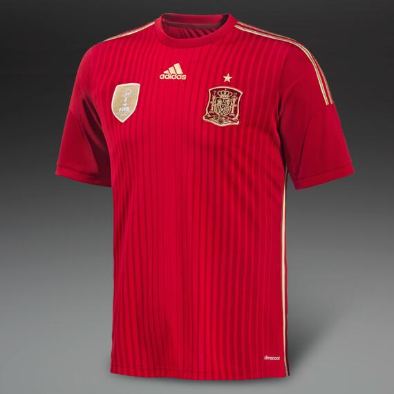 FootballFact101's tweet image. Spain #WorldCup2014 Home Shirt.