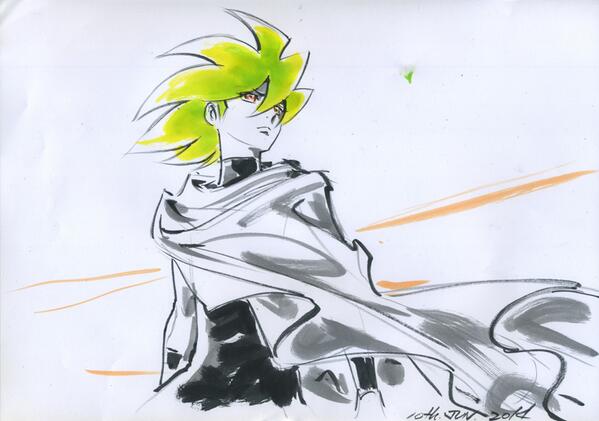 羽山淳一 遅ればせながら 超人ロックの日 参戦 急ぎ働きゆえ完成度は低いけど そこはそれ お祝い事だもんね ｏo 今年もアマゾナを描けなかったヨ Http T Co X7sixoftvw