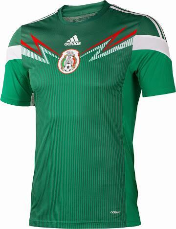 FootballFact101's tweet image. Mexico #WorldCup2014 Home Shirt.