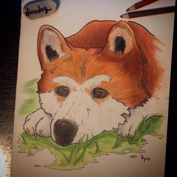 Έτοιμο.. #Akitainu #sketch #fabercastle #pencilcolour