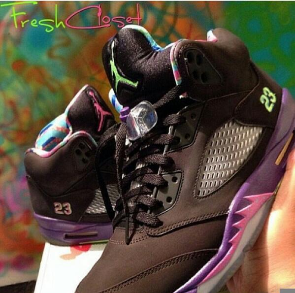 black bel air 5s