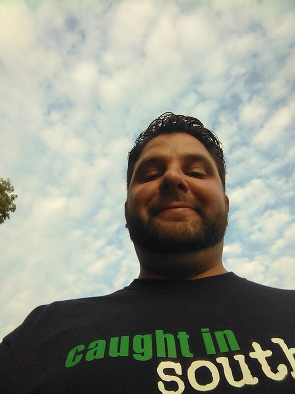 CyganJr's tweet image. @maureencaught headed out sporting #Caughtinsouthie gear.  Figured I'd bring my own koozie too.  You're awesome.