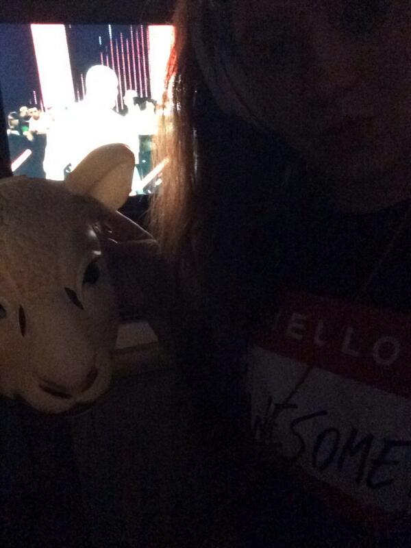 IamSimii's tweet photo. Miz t-shirt - check , sheep mask - check , ready for #Raw #WrestlingNetwork http://t.co/xpxyUW5tvw