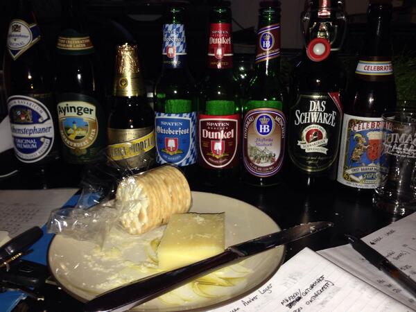 nil.desparandum (@beerdsmith) on Twitter photo Studying for the #cicerone exam w/ my study buddy <a href="/pbassnbeer/">Brian Killeen</a>. 8 BJCP approved German styles sampled. So grueling. Studying for the #cicerone exam w/ my study buddy <a href="/pbassnbeer/">Brian Killeen</a>. 8 BJCP approved German styles sampled. So grueling.