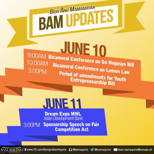 bamaquino's tweet photo. [TeamBam] Be updated! Tumutok din sa aming mga live updates via Twitter. #BamUpdates http://t.co/avNcpN9ayM