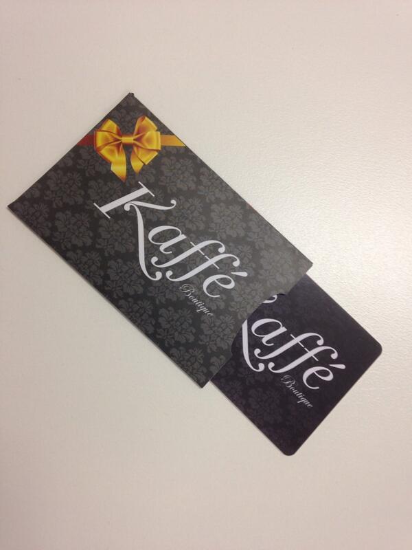 SourceMateAU's tweet image. One of our recent projects- Retail Gift Cards for Brisbane based Kaffe&apos; Boutique. #print #giftcards #fashion