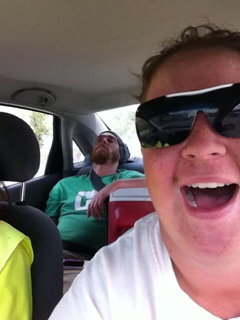 LaurenWitt's tweet image. Got him! @Lesaaaage #passedout #smoothdriver #HakunaMatata