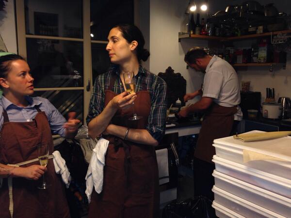 Our team cooked tonight <a href="/WarbyParker/">Warby Parker</a>  for @edibleschoolyrd!