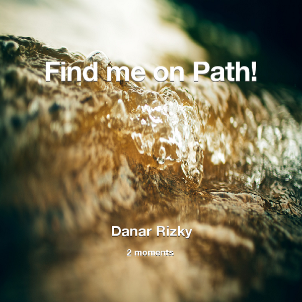 DanarRizky's tweet photo. Find me on #Path now! Go to: http://t.co/UM0QWLHNMi! #thepersonalnetwork http://t.co/kjGwWJgkW4