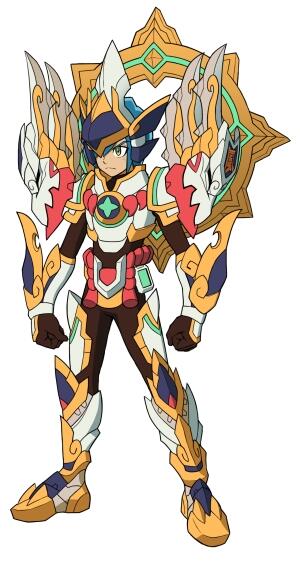 イザナギを装着したハヤトです！ ヤマトガイストのガイストギアは和風