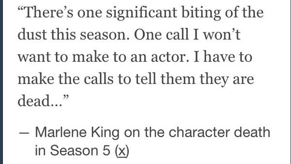 ashbenzodaily18's tweet image. I wonder which character will die in season 5??? #PLLSeAson5 #pllquestions