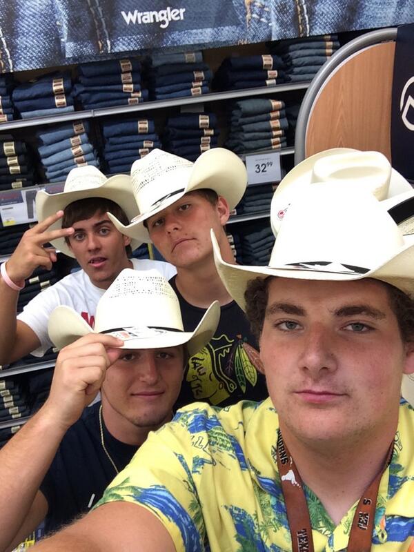 Everybody watch out. There's new sheriffs in town #AcademyAdventures @collinkennedy15 @jones16_b #jhutch