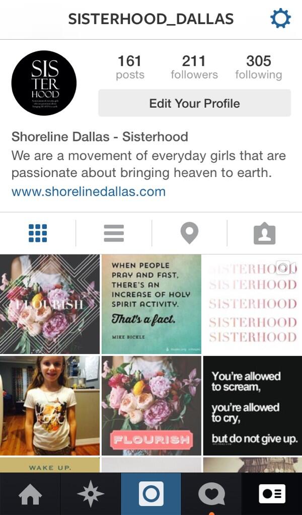 Ladies! Our Instagram has a new look and handle! You can find us at Sisterhood_Dallas!