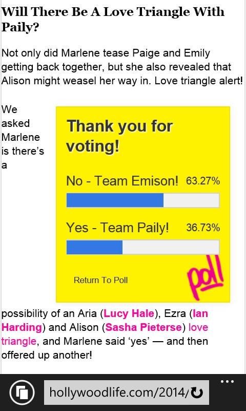 yokonasaerrth's tweet image. Vote vote vote ✌ #Emison4ever hollywoodlife.com/2014/06/09/pre…