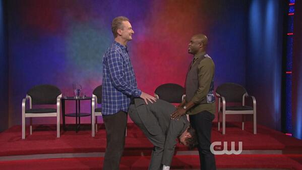 WhoseLineQuotes's tweet photo. Ryan Stiles: "Sesame Street is brought to you by the letter 'h'."
Wayne Brady: "Capital H." #WLIIA http://t.co/WyNEHBn7Ql