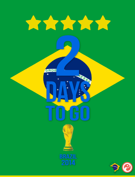Squawka's tweet image. World Cup Countdown: 2 days. It's a madness.