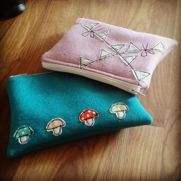dollywhatnot's tweet image. #handmade #feltpurses #handmadepurses •○°•○•°☆