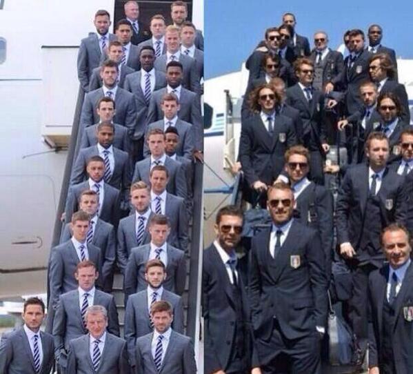 SilviaZuccotti's tweet photo. Italia-Inghilterra.
Occhiali da sole 13-0. 
Capello lungo 8-0
Barbe incolte 4-0. 
Disporsi a cazzo di cane 20-0. http://t.co/MuXMj7BOI2