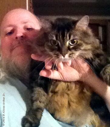 Selfie with Perrine, using Mom'sphone