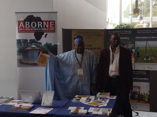SDUBorderRegion's tweet photo. African Union Border Program book launch by A. Asiwaju and M. Abdoul at ABS World Conference #ABSworld http://t.co/DhT6qOOnsu
