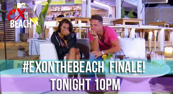 mtvex's tweet photo. Why so glum @RicciGGShore @Chloe__Goodman? Have you forgotten that tonight is THE #EXONTHEBEACH FINALE?! RT! http://t.co/hXq8Pj3kKF