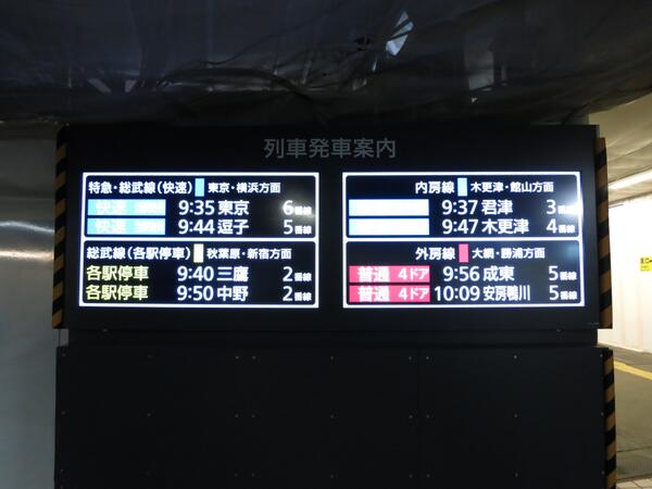 あっかーｉ On Twitter 千葉駅jr中央 総武線西行方面 Jr総武快速