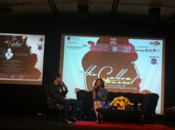 lspr_official's tweet photo. RT @TGG_ID: Now on stage Kakak  @CynthiaTidajoh Putri Pariwisata 2010 #PRFest2014 http://t.co/3MZDPqsdBN