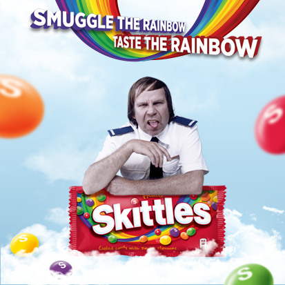 SkittlesSA's tweet photo. All the fun of smuggling without serving hard time. #SmuggleTheRainbow. Find out how at http://t.co/mHAKVh2VAp http://t.co/bniBv4TYJ9