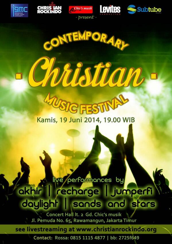 SUBTUBEStudio's tweet photo. SUBTUBE will work on LiveStreaming with @chicsmusik in CCM, at 19 june 2014!!
Stay tune for link info! http://t.co/J3lphB5D2E