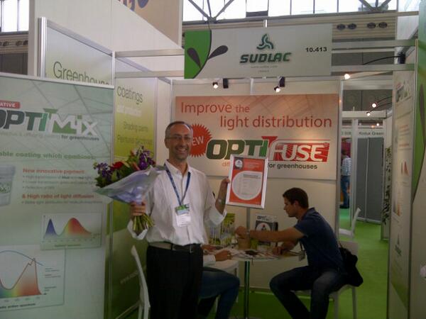VegepolysCom's tweet photo. Sudlac nominee 2014 a green tech pr peinture ombrage optimix. Venez a leur rencontre sur pavillon France VEGEPOLYS! http://t.co/3B6rdJtCOT