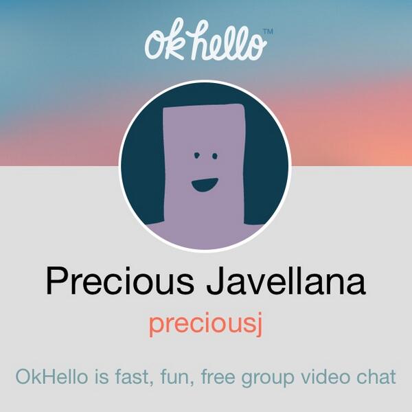 prematt's tweet image. Add me on @okhelloapp, it's free group video chat: preciousj