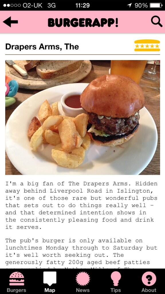 Sun's out, it's my birthday, there's a new 5-star burger listed in @burgerapp & @byronhamburgers launch #TheRonaldo 😊