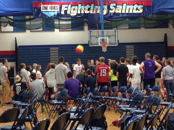 ISD15Saints's tweet photo. Leadership Conference at SFHS....and Senior Summit http://t.co/ds6F4jW4a6
