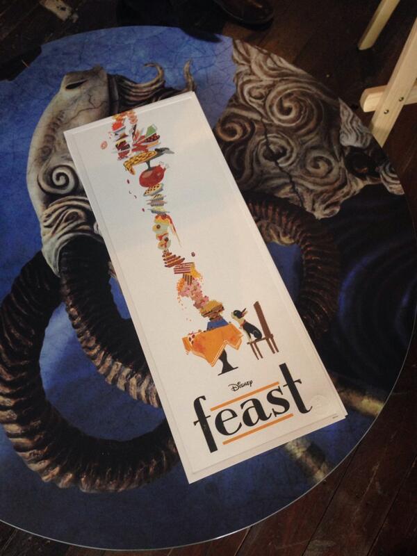 DisneyFR's tweet photo. C'est parti pour la séance de dédicace #Feast avec #PatrickOsborne et #JeffTurley http://t.co/DCrdJjenkK