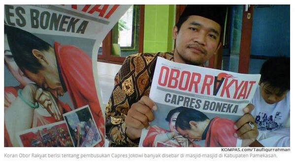 damaspakar's tweet photo. Modelnya mirip lo zi @hifdzikhoir "@KompasTV: Tabloid "Obor Rakyat" Edisi II Kembali Beredar- http://t.co/8CKXQO7pQy http://t.co/CjQPR77ZHS"