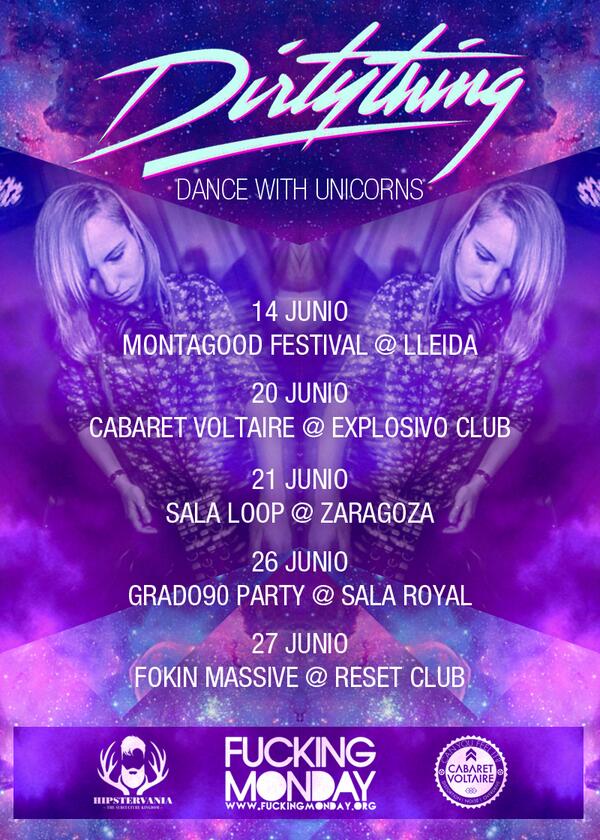 C_Voltaire's tweet photo. Nuestra residente DIRTYTHING se va a pasar el mes de cabina en cabina. Aqui tienes sus fechas! http://t.co/tFoq1QFxel