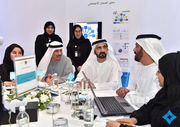 DXBMediaOffice's tweet photo. Pics: @HHShkMohd visits Government Creativity Lab of Ministry of Social Affairs #UAE http://t.co/8VIgKgVa45