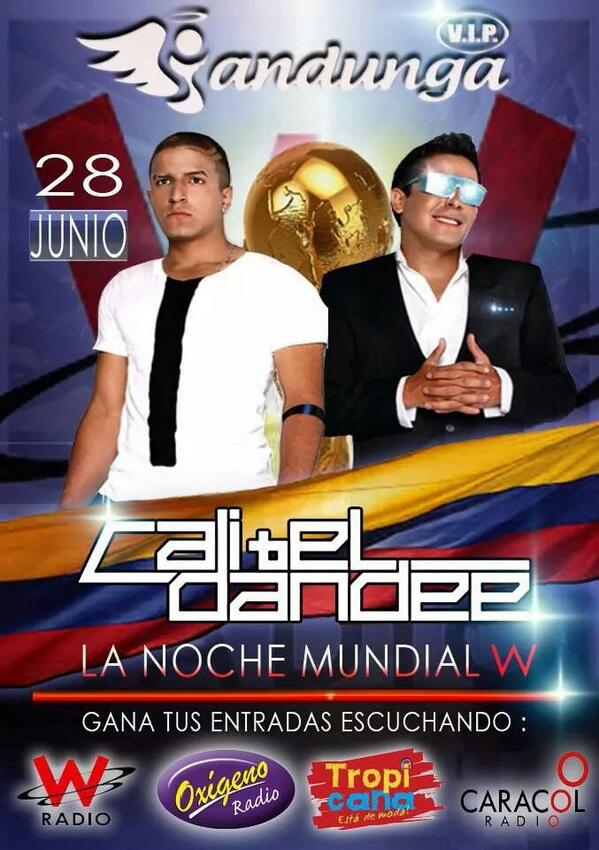 OxiPopayan's tweet photo. "@Savi_Dj: Sábado 28/Jun En vivo @Calidandee en @SandungaVIP #NocheW #WRadioPopayan @carlosaceron @wisintropicana http://t.co/LGxwLSpyqf"