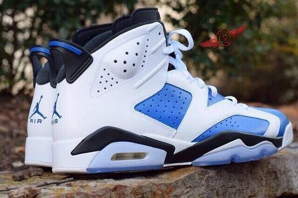 SneakHeat's tweet photo. ANOTHER LOOK | Custom "Blumine" 6's (VI) http://t.co/jc5Svfkwqn