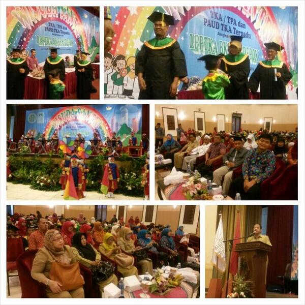 Wisuda santri LPPTKA DEPOK, Ged PANDANSARI WILADATIKA CIBUBUR, 3 Jun 2014, diikuti 567 santri dr 33 PAUD TKA se Depok