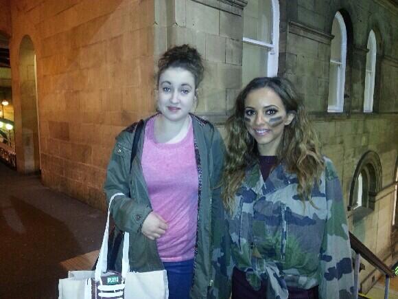 Little_Mixxer_'s tweet photo. @littlemix #favouritelittlemixmemory was when I met the girls in Newcastle last year! I look a mess!🙈 http://t.co/ndHXbHNqyn
